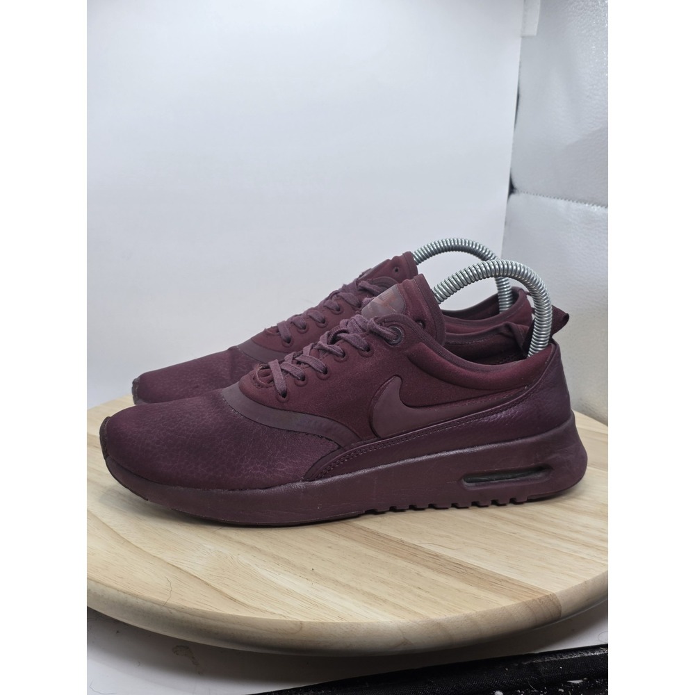 Womens Size 8 -‎ Nike Air Max Thea Ultra Premium Night Maroon Shoes Sneakers